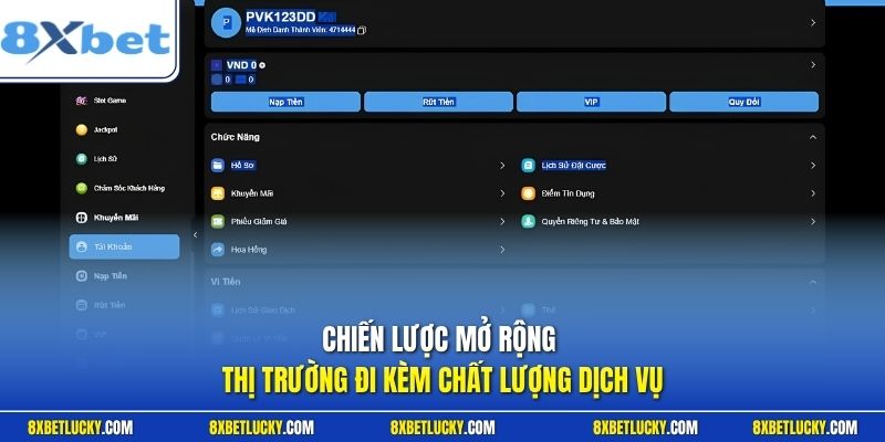 Chiến lược mở rộng thị trường đi kèm chất lượng dịch vụ