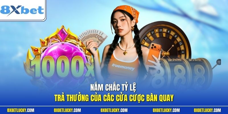 Nắm chắc tỷ lệ trả thưởng của các cửa cược bàn quay